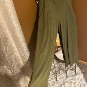 Olive Green Women's Jumpsuit